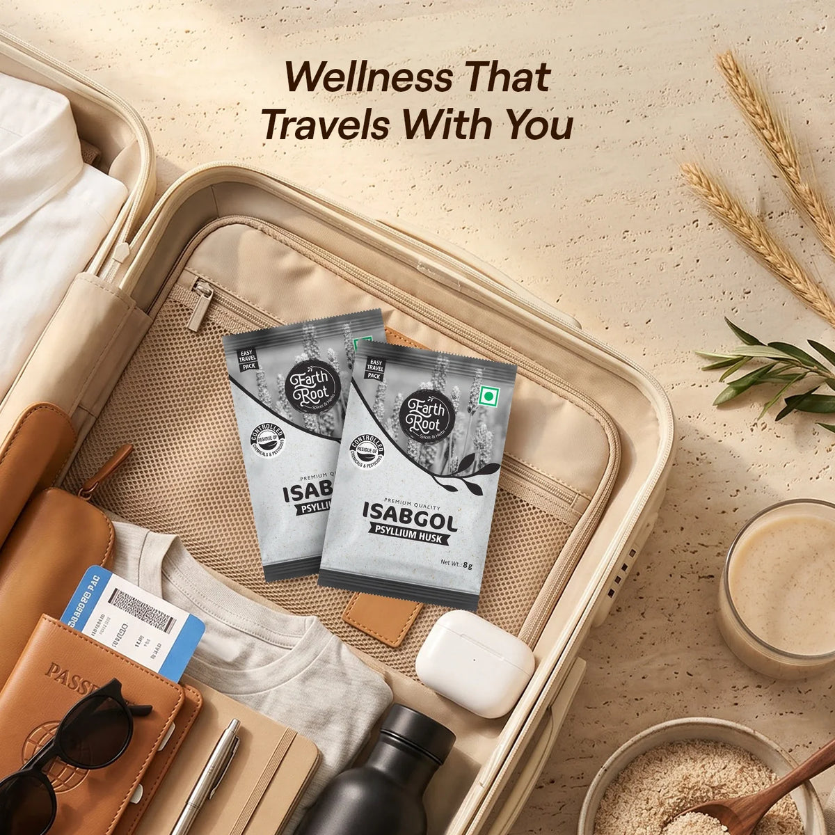 Psyllium Husk (Isabgol) Travel Pack